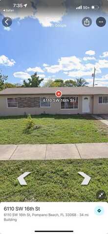6110 SW 16 Street, North Lauderdale, FL 33068