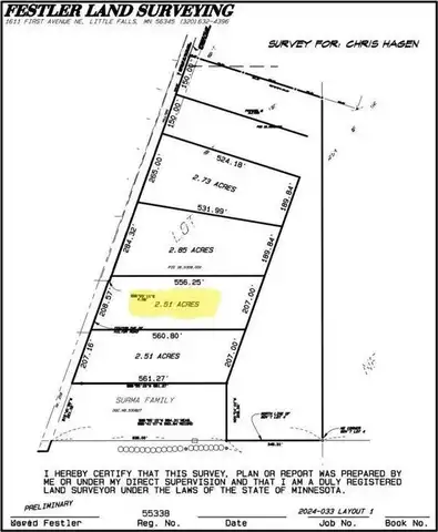 Hillton Road, Little Falls, MN 56345