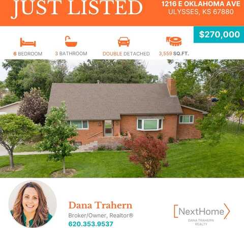 1216 East Oklahoma Avenue, Ulysses, KS 67880