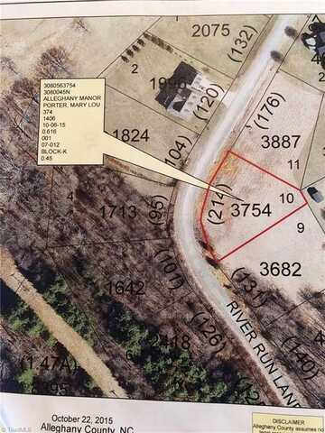 10-k Alleghany Manor Road, Sparta, NC 28675