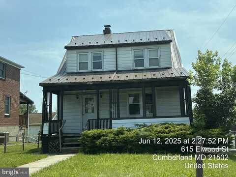 615 ELWOOD STREET, CUMBERLAND, MD 21502
