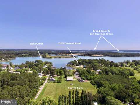 6365 THAMERT ROAD, NEAVITT, MD 21652