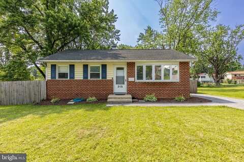 315 HOLLY HILL ROAD, REISTERSTOWN, MD 21136