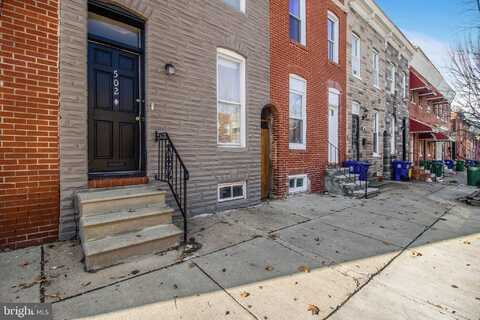 502 N PATTERSON PARK AVENUE, BALTIMORE, MD 21205