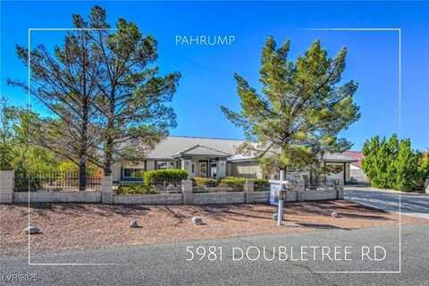 5981 Doubletree Road, Pahrump, NV 89061