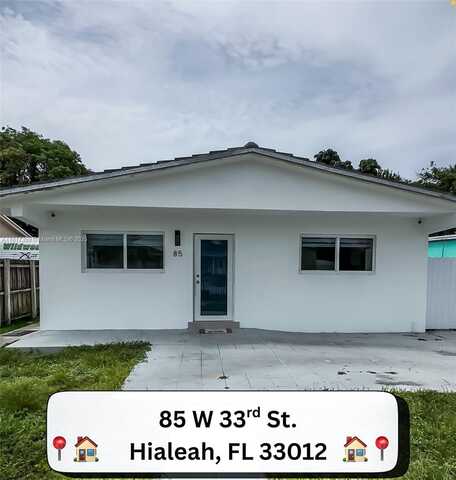 85 W 33rd St, Hialeah, FL 33012