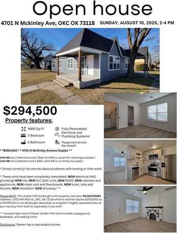4701 N Mckinley Avenue, Oklahoma City, OK 73118