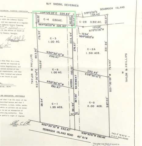 0 Seabrook Lane, Midway, GA 31320