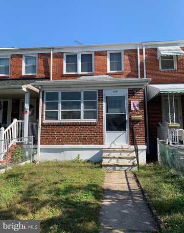 219 ORVILLE ROAD, BALTIMORE, MD 21221