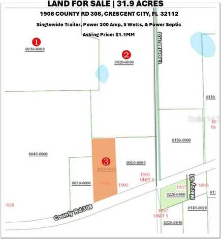 1098 COUNTY ROAD 308, CRESCENT CITY, FL 32112