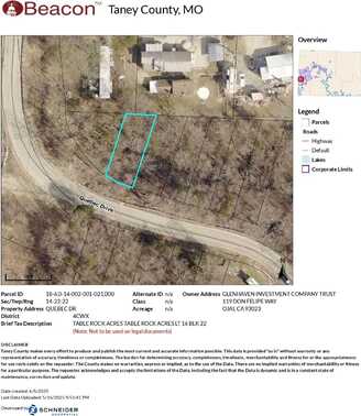 Lot 16 Table Rock Acres, Branson, MO 65616