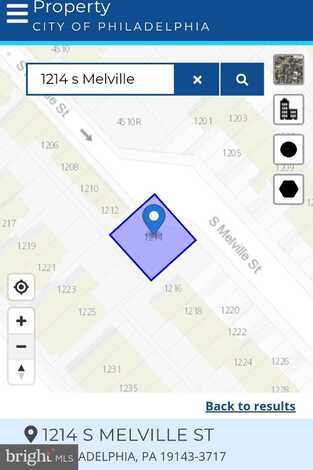1214 S MELVILLE STREET, PHILADELPHIA, PA 19143