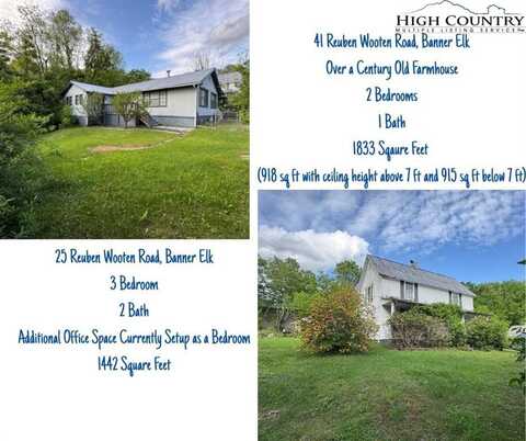 25 And 41 Reuben Wooten Road, Banner Elk, NC 28604