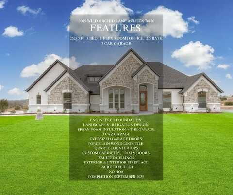 3005 Wild Orchid Lane, Azle, TX 76020