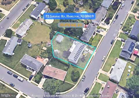 32 SARANAC ROAD, HAMILTON, NJ 08619
