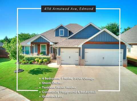 4116 Armstead Avenue, Edmond, OK 73012