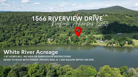 1566 Riverview Drive, Norfork, AR 72658