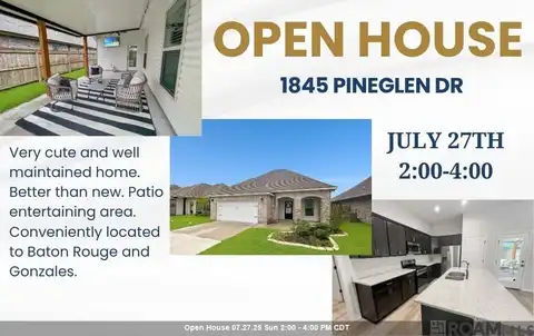 1845 Pineglen Dr, Saint Gabriel, LA 70776