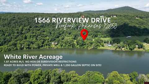 1566 RIVERVIEW DRIVE, Norfork, AR 72658