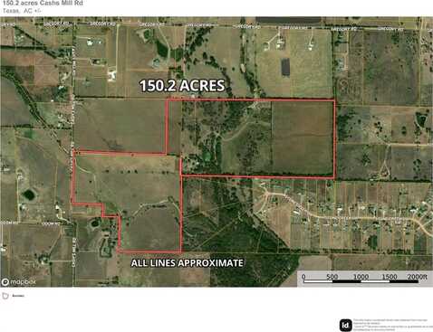 150.2 +/- Ac 14134 Cashs Mill Road, Sanger, TX 76266