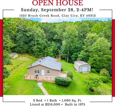 1325 Brush Creek Road, Clay City, KY 40312