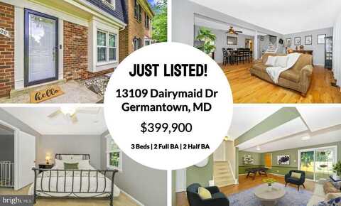 13109 DAIRYMAID DR, GERMANTOWN, MD 20874