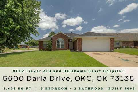 5600 Darla Drive, Oklahoma City, OK 73135