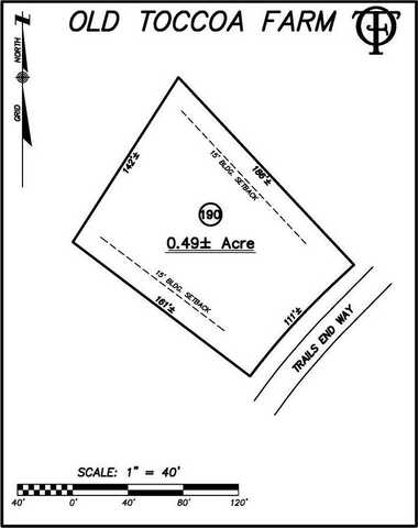 Lot 190 Trails End Way, Mineral Bluff, GA 30559