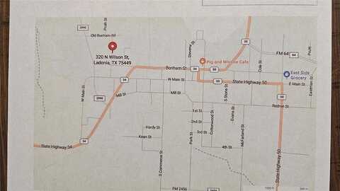 320 N Wilson Street, Ladonia, TX 75449