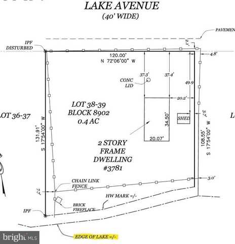 3781 LAKE AVENUE, WILLIAMSTOWN, NJ 08094