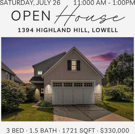 1394 Highland Hill, Lowell, MI 49331