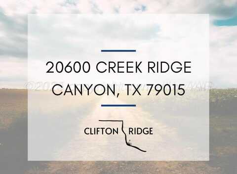 20600 Creek Ridge, Canyon, TX 79015