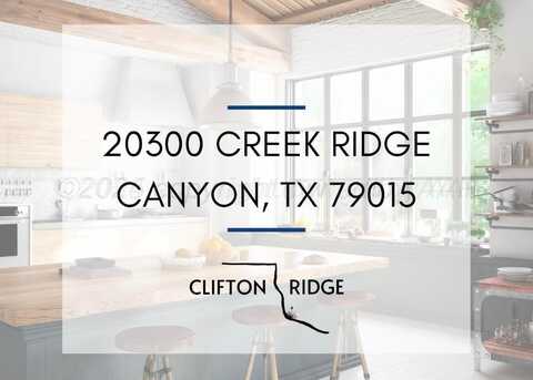 20300 Creek Ridge Ridge, Canyon, TX 79015