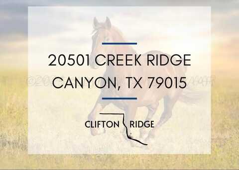 20501 Creek Ridge, Canyon, TX 79015