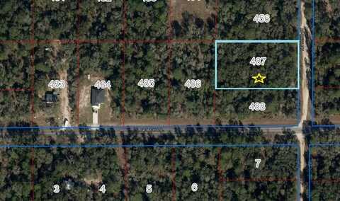 Lot 487 102nd Ct, Bronson, FL 32621