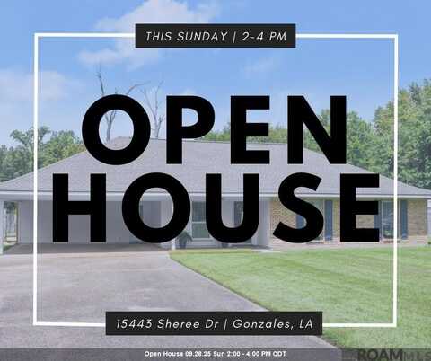 15443 Sheree Dr, Gonzales, LA 70737