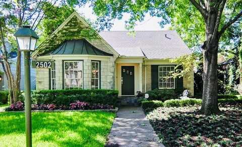2502 Hillside Drive, Dallas, TX 75214