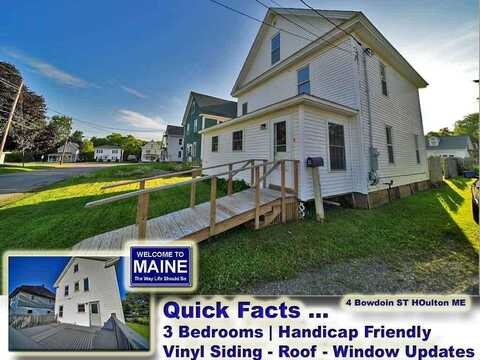 4 Bowdoin Street, Houlton, ME 04730
