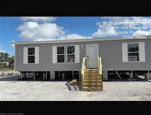 460 Allison Drive, Venus, FL 33960