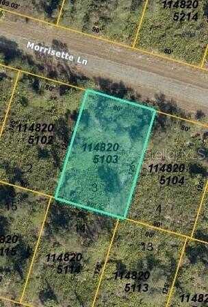 Lot 3 MORRISETTE LANE, NORTH PORT, FL 34288