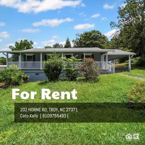 202 Horne Road, Troy, NC 27371