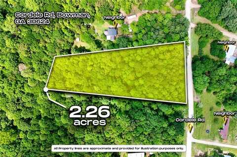 0 Cordell Road, Bowman, GA 30624