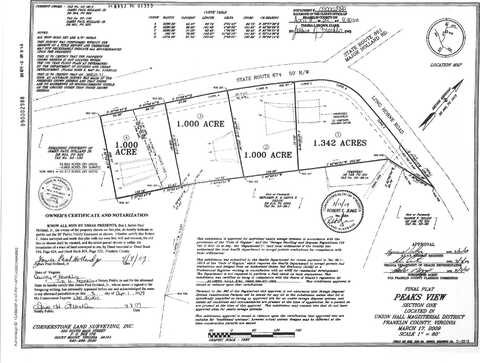 Lot 1 Long Horne RD, Union Hall, VA 24176