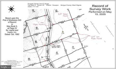 GOKEY ROAD, GREAT CACAPON, WV 25422