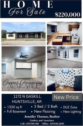 1172 N Gaskill ST, Huntsville, AR 72740