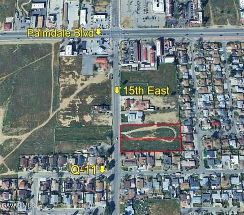 15th St East @ Q10, Palmdale, CA 93550