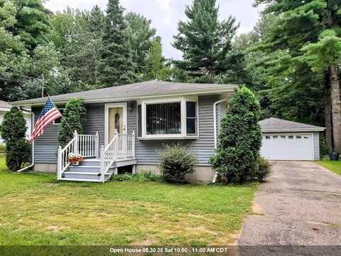 W8643 ADAMS BEACH Drive, CLINTONVILLE, WI 54929