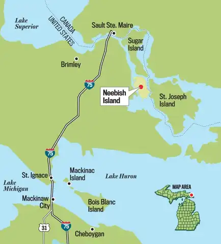 E 15 Mile Road, Barbeau, MI 49710