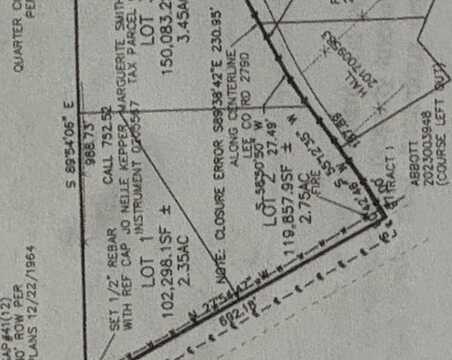 CR 833 - Lot 2, Guntown, MS 38849