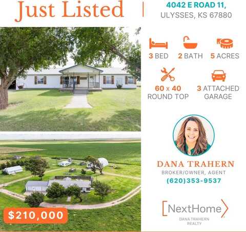 4042 East Road 11, Ulysses, KS 67880